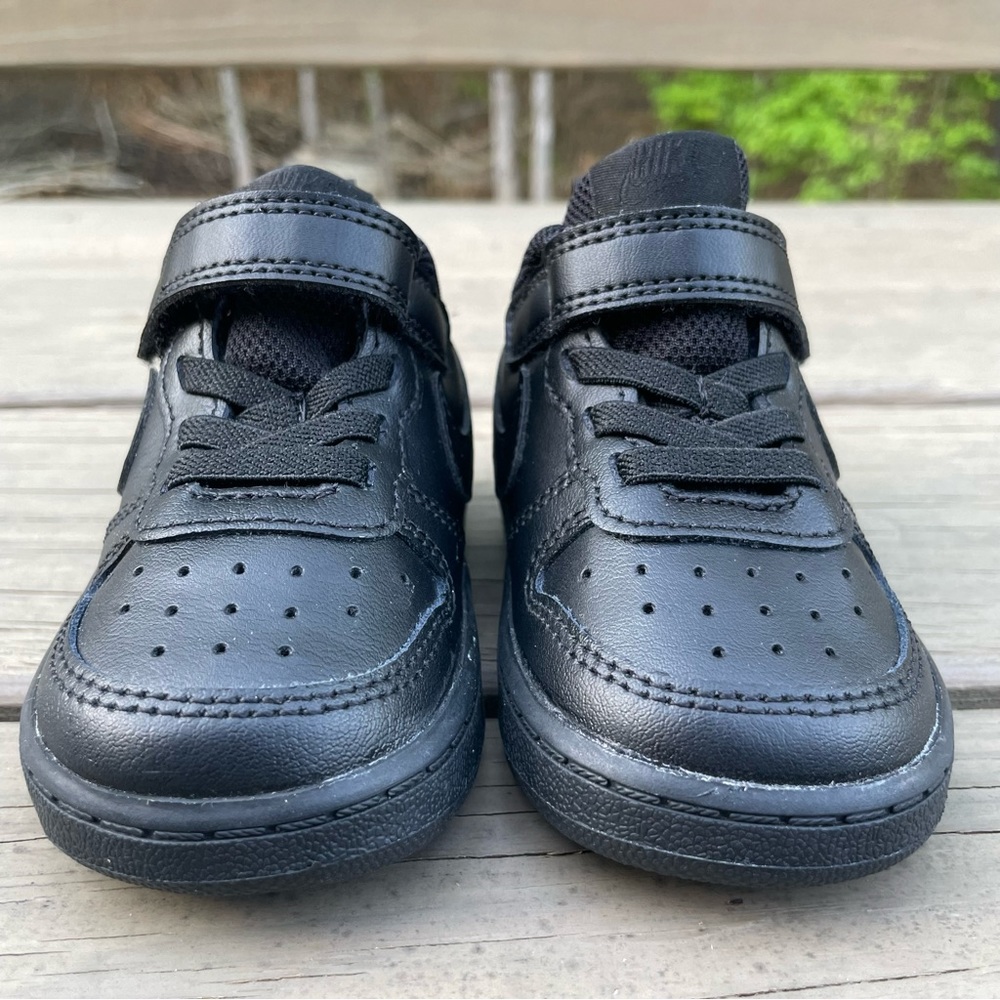 Nike Court Borough Low 2 in black Toddler Shoes size 5C - Picture 5 of 16